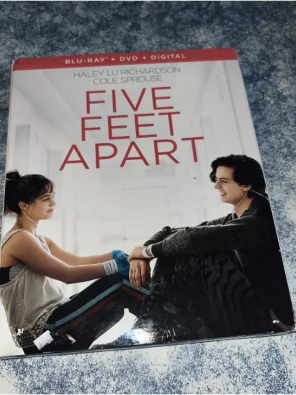 Five Feet Apart (Blu-ray + DVD + Digital) — White Cover